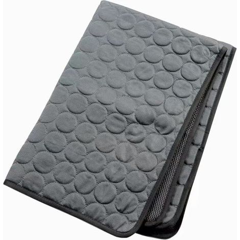Alfombrilla refrescante mascotas verano, portátil interiores gris oscuro, XXL (150 x 100, 150 x 100 cm (1/5)