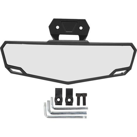 Tbest République Arrière de la Vue Arrière du Centre UTV Remplacement de la Vision du Grand Angle pour RZR Pro XP 2020 à 2023 Construction de Verre Métallique Durable Installation. (1/5)