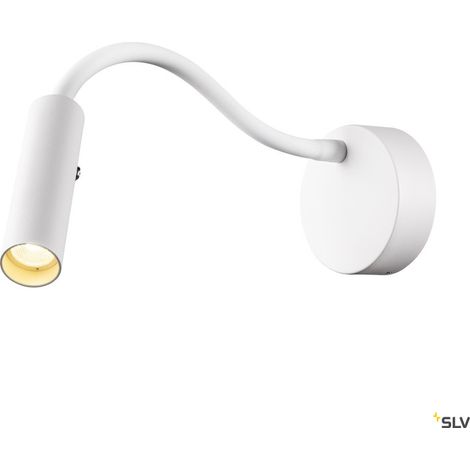 Applique liseuse KARPO GOOSE blanc LED 6W 3000K avec bouton variable - SLV - 1006161