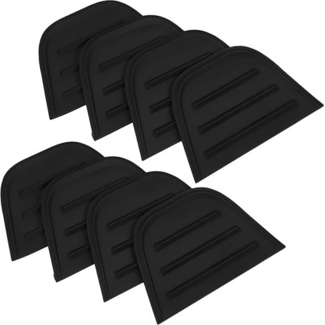 8 protège-coins de transport, noir, PVC, antidérapant, pour colis (1/5)