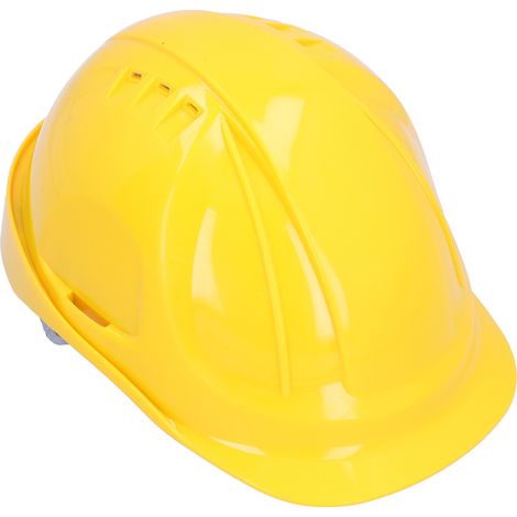 Casque de chantier respirant en ABS, réglable et anti-choc, pour la protection de la tête sur les chantiers. (1/5)