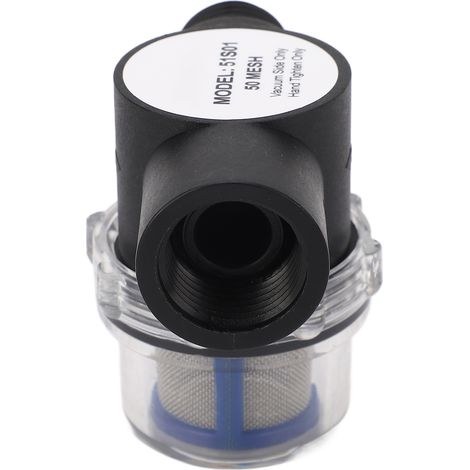 Filtre en ligne 1/2 pouce 14 filetage femelle, crépine 50 mailles en plastique, tamis à eau pour canalisation, raccord inoxydable, protection fluide, purificateur de tuyauterie (1/5)