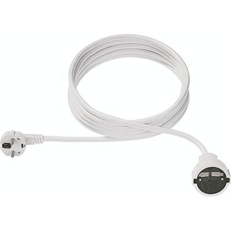 Bachmann 341.184 Strom Verlängerungskabel 16 A Schwarz 2.00 m H05VV-F 3G 1,5 mm²
