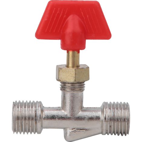 Lot de 5 vannes à aiguille 1/4 po à flotteur et bille, pièces de rechange pour compresseur d'air