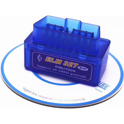 Scanner OBD2 - Interface Diagnostic Bluetooth - Pour Voiture Conforme OBD-II - Lecteur Codes Erreurs et Données Temps Réel - 1 Pièce (1/5)