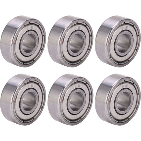 10 Roulements à Billes Miniatures en Acier Inoxydable S606Z - Pièces de Rechange pour Mécanique