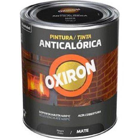 Pintura Anticalorica On Negra 750ml OXIRON
