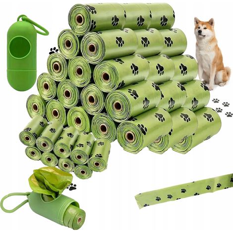 Sacchetti per escrementi di cane con custodia, confezione XXL, 810 pezzi, MAT-T-294, 54 rotoli