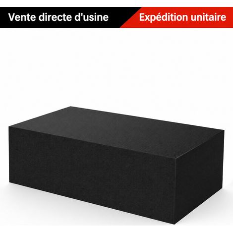 Housse de protection pour mobilier de jardin Oxford 210D noir 230 × 165 × 80 cm 230 165 80cm 30 × 20 × 5 cm 670 g – Livraison gratuite (1/5)