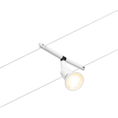 Projecteur simple salt paulmann 944.45- connexion gu5.3-blanc mat