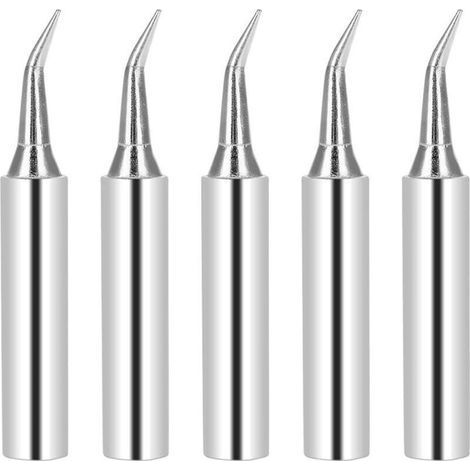 5Pcs 900M Soldering Iron Tips, 900M-IS Soldering Iron Tips Soldering Iron Tips Welding Tool Replacement Tool Soldering Iron Accessories (1/4)