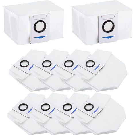 Pack of 10 Vacuum Cleaner Bags Accessories for Deebot X1 Omni / X1 e Omni / T20 Omni, Vacuum Cleaner Replacement Accessories Dust Bag (1/5)