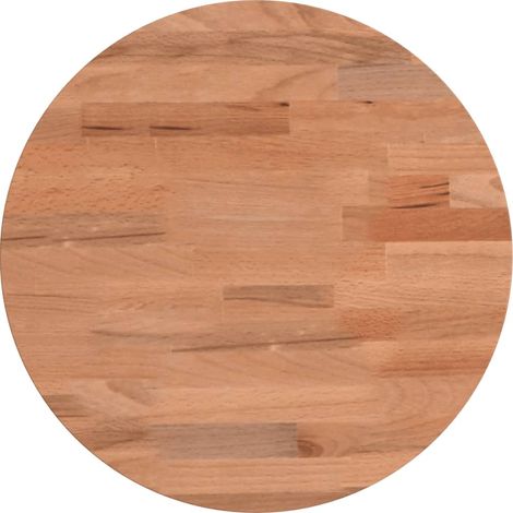Dessus de table Dessus de bureau Plateau de table Ø30x4 cm rond bois massif de hêtre