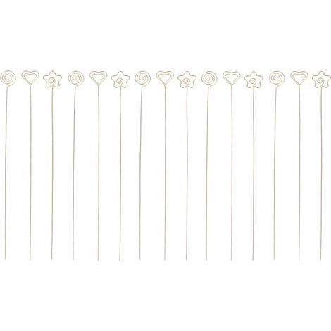 30 porte-cartes en acier galvanisé pour bouquets, clips créatifs (1/5)