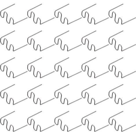 500 Pcs Baguettes de Soudage Agrafe Chaude Réparation Machine en Plastique Soudage Agrafeuse Chaude Voiture Auto Pare-Chocs Réparation Pré Coupe Vague Agrafes 0.6 Mm (1/5)