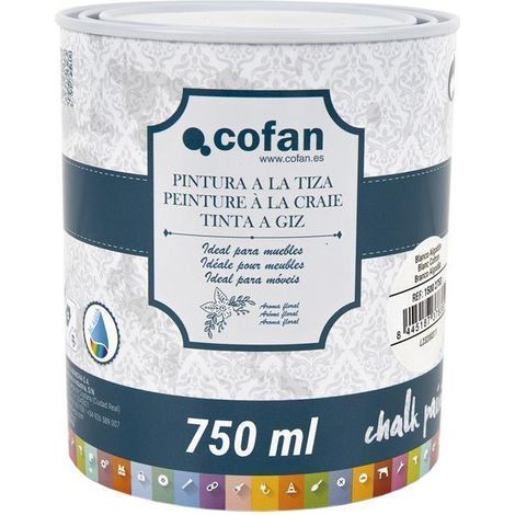 Pintura Tiza Chalk Paint Blanco Algodón 750ml