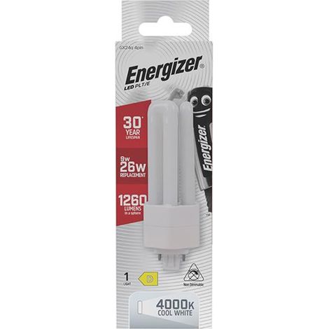 Energizer S30441 LED Plt/E G x 24Q 4Pin 9W 1260L Cool White S30441 ENG7030