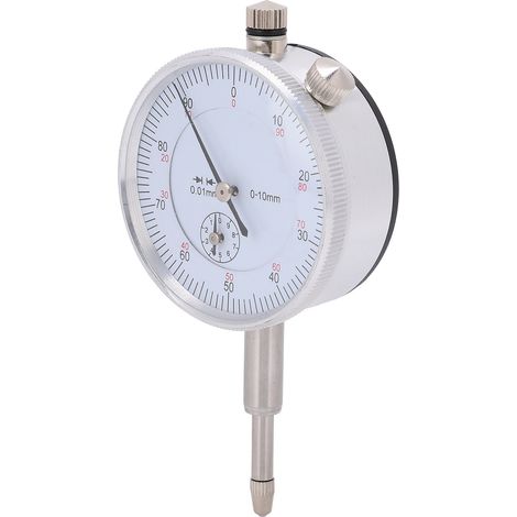 Indicateur à cadran de 0,10 mm, haute précision, boîtier en aluminium, aiguille, instrument de mesure mécanique du diamètre intérieur et de la profondeur. (1/5)
