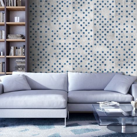 Papier Peint "Dots on Concrete" 50x1000cm (1/2)