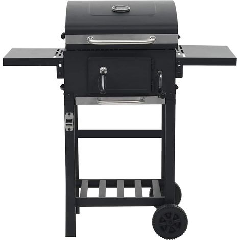 Maison Exclusive - Barbecue a Carbonella con Ripiano Inferiore Nero (1/5)