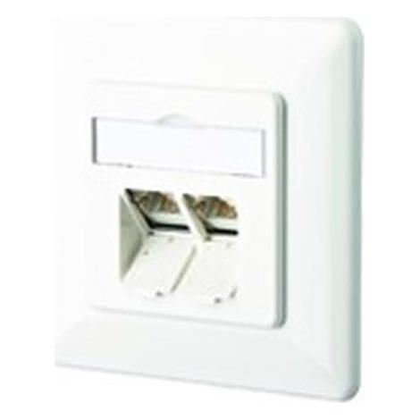 Metz Connect E-DAT C6 2 Port UP reinweiß 1307381002-I (1/5)