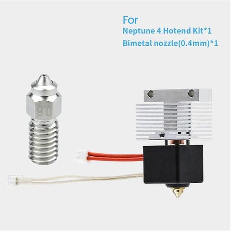 Imprimante 3D Hotend + Kit de buse bimétallique de 0,4 mm pour Neptune 4-- (1/5)