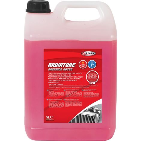 START Liquido Radiatore Rosso G12+ 5 L Pronto Uso -5°C (1/5)