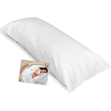 COUSSIN de GROSSESSE GROSSESSE de 1,8 cm de long. 55 X 180 Blanc