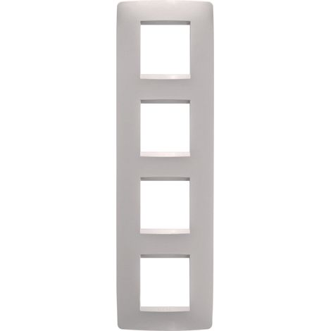 PLAQUE ONE 2+2+2+2P V BEIGE NATUREL GEWISS GW16129VL
