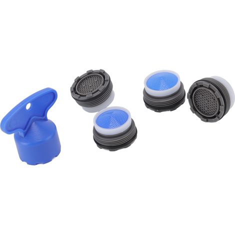 5 pièces, aérateur de robinet M21.5mm aérateurs de robinet d'eau avec clé pour salle de bain cuisine (1/5)