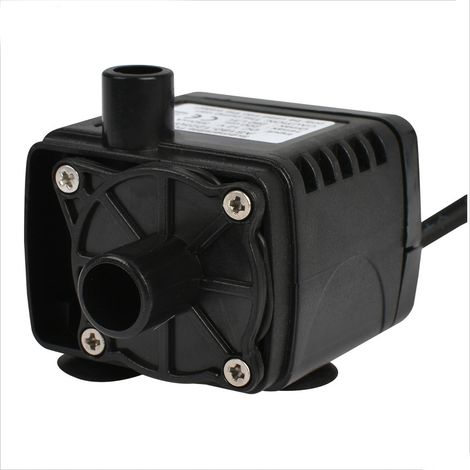 Mini-bürstenlose Tauchpumpe, leise, 12V DC, Aquarienzubehör. (1/2)