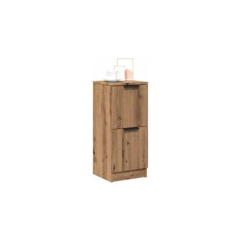 Buffet chêne artisanal 30x30x70 bois d'ingénierie (1/5)