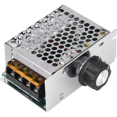 Variateur pour Moteur 220V, Régulateur de Tension AC 4000W, Variateur de Tension 220V, Variateur de Vitesse pour Moteur, Régulateur de Vitesse pour Moteur électrique Variateur (1/5)