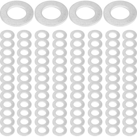 100 Joints De Bouchon De Vidange D'huile 12 Mm Pour Moteur Automobile (1/4)