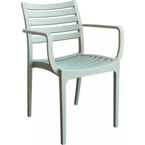 Poltrona Eveline 58,5x55,2x84 cm in Polipropilene Verde (1/5)