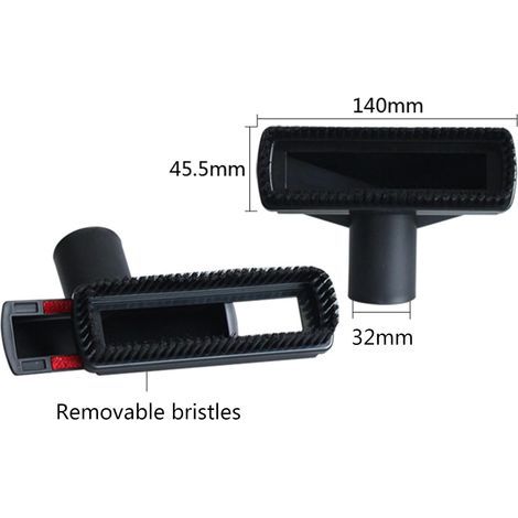 Convient aux accessoires d'aspirateur Philips Midea, ensemble de six pièces de tête d'aspiration pp deux en un, brosse ronde diamètre 32mm (1/4)