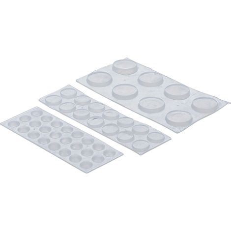 Serie di gommini adesivi trasparente 46 pz. (1/4)
