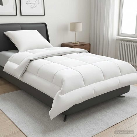 vidaXL Ensemble de couette et d'oreiller 2 pcs 140x200 cm Été 200 GSM (1/5)