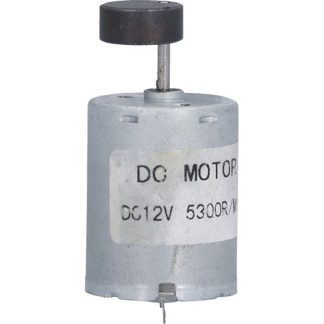 Moteur DC12V à vibrations, réducteur de vitesse, transmission avec roue excentrique 13x6mm, 5300 tr/min (1/5)