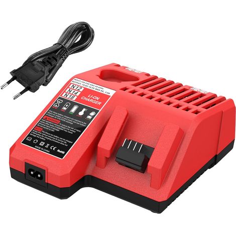 Chargeur 12V-18V pour Batterie 48-11-2401 Charge Rapide 3A Compatible avec Batterie Li-ION 48-11-1840 48-11-2440 48-11-2460 avec Indicateur LED (1/5)