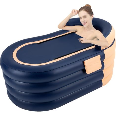Baignoire Gonflable, Dossier Ergonomique, Gonflage Rapide, Design Confortable (1/5)
