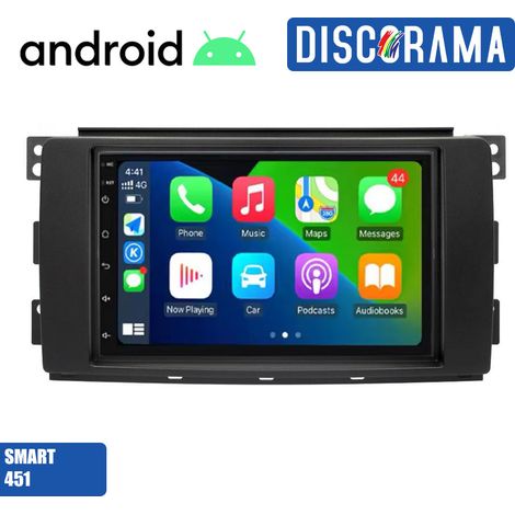 AUTORADIO ANDROID SMART 451 2007-2010 STEREO AUTO TOUCH 7″ WIFI NAVIGATORE BT (1/5)