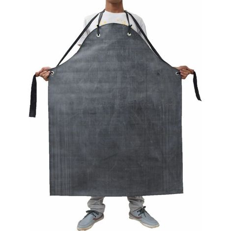 Tablier Hommes Épais Long En Caoutchouc Résistant À L’Huile Imperméable Pour Usine Abattoir 11585cm (1/5)