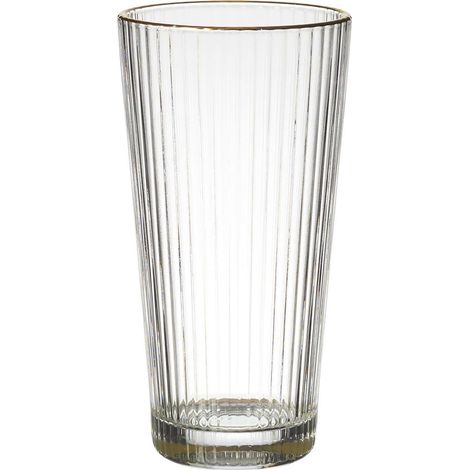 BICCHIERE ALTO 400ml Gold Edge bordi dorati (1/5)