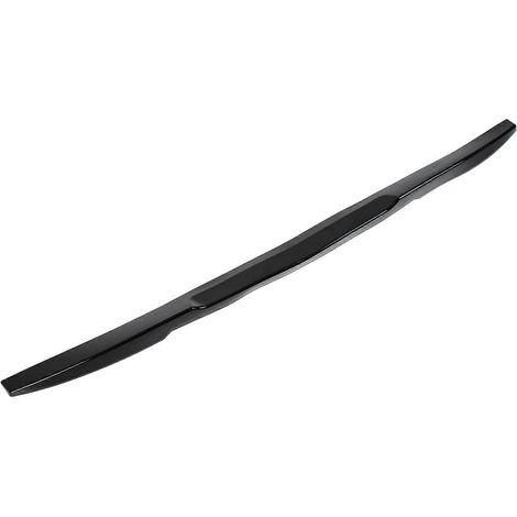 Aileron arrière en caoutchouc noir universel, accessoire de modification aérodynamique pour voiture (1/5)