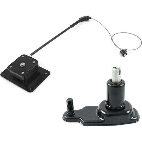 Support de plaque de fixation de roue de secours + treuil pour Transit MK8 2014 + Noir (1/5)