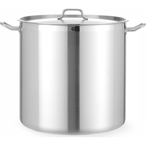 Marmite, haute, couvercle avec trous de vapeur, pot de cuisson, casserole, braisière, faitout, convient à toutes les sources de chaleur, lavable au lave-vaisselle, 70L, ø450x(H)450mm, inox (1/2)