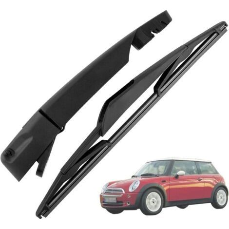 Rear Wiper Arm and Wiper Blade, Rear Wiper Arm Natural Rubber All Weather Replacement Kit for MINI COOPER R50 R53 (1/5)