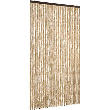 Moustiquaire beige 118x220 cm chenille (1/5)