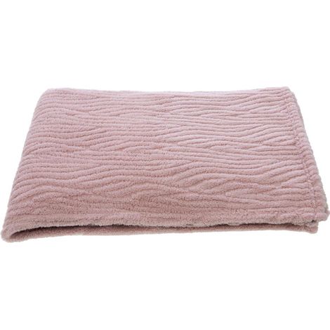Amadeus - Plaid Cocoon vieux rose 130x170 cm (1/3)